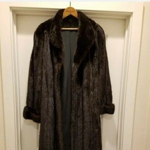 Full length mink coat